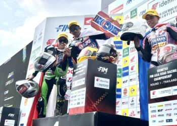 Hasil Race 1 UB150 ARRC Thailand 2024 Fahmi Basam dan Wahyu Aji Kibarkan Merah Putih