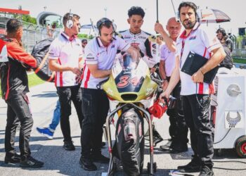 Gegara Kesalahan Konyol, Mario Aji Raih Poin di Moto2 Catalunya