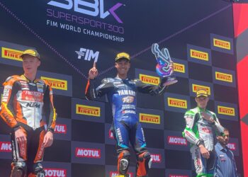 Aldi Satya Mahendra Menang di Italia, Pembalap Bule Dikunci di Belakang