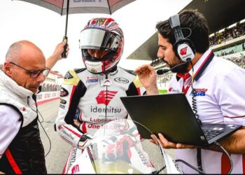Komentar Mario Aji Setelah Terjatuh di Moto2 Inggris