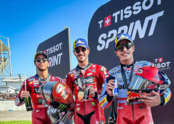 Hasil Sprint Race MotoGP Indonesia, Bagnaia Menang Marquez Kesurupan?