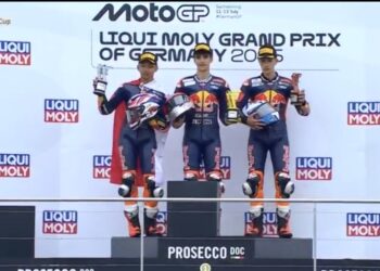 Kiandra Ramadhipa Podium Race 1 Red Bull Rookies Cup Jerman 2025, Veda Ega Ke-4