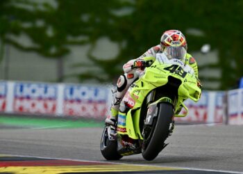 Pembalapnya Valentino Rossi Patahkan Dominasi Marc Marquez di Hari Pertama MotoGP Jerman 2025