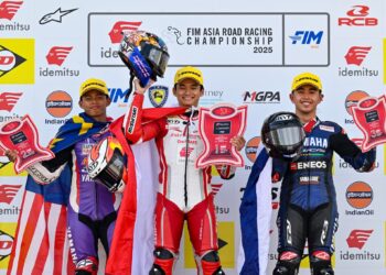 Fadillah Arbi Aditama Selamatkan Muka Bangsa di Race 1 AP250 ARRC Indonesia 2025