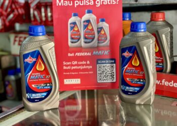 Beli Federal Oil Dapat Hadiah Pulsa Gratis
