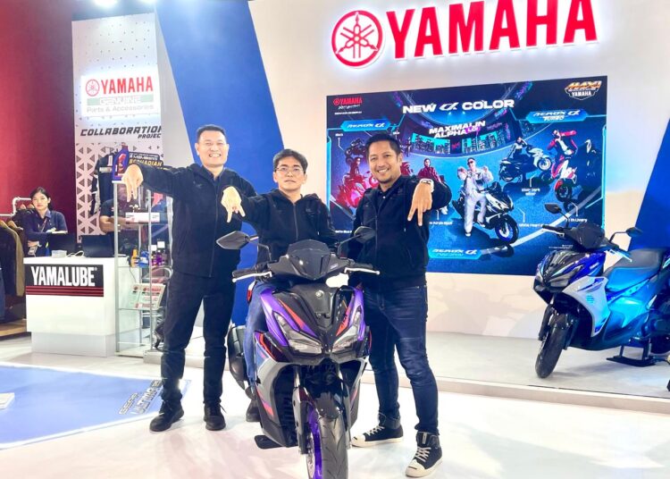 Yamaha Gebrak IIMS 2026 Lewat Warna Baru Aerox Alpha, Anak Muda Banget