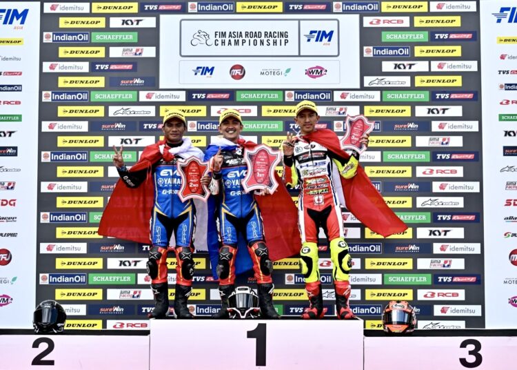 Dimas Juliatmoko dan Rendi Odding Selamatkan Muka Indonesia di Race 1 UB150 ARRC Jepang 2026
