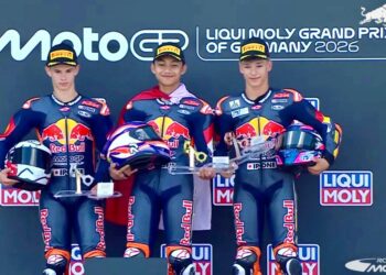 Red Flag Muncul, M Kiandra Ramadhipa Juara Race 2 Red Bull Rookies Cup Jerman 2026