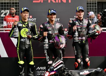 Jorge Martin Juara Hasil Sprint Race MotoGP Inggris 2026, Marquez Habis Ban