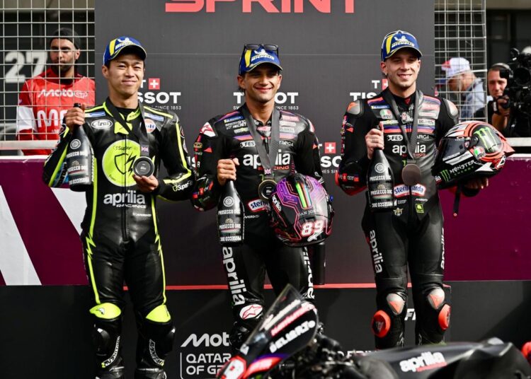 Jorge Martin Juara Hasil Sprint Race MotoGP Inggris 2026, Marquez Habis Ban